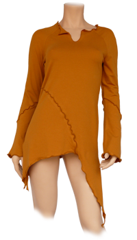 Aventurine tunic amber